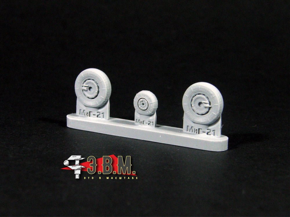 RS72014 E.V.M. 1:72 Landing Gear Wheels (Late Type) for MiG - 21 - imodeller.store