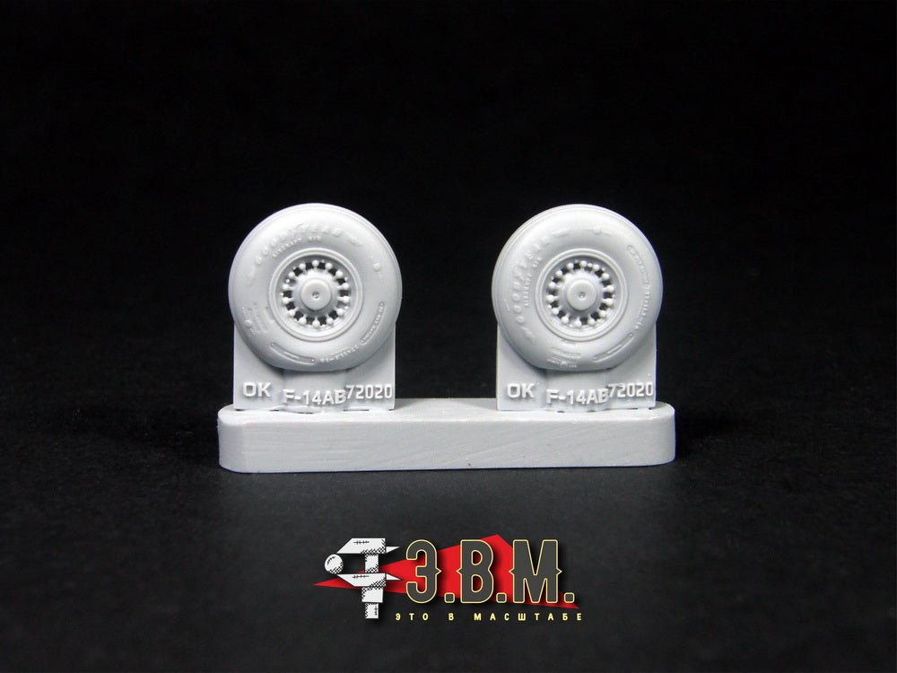 RS72020 E.V.M. 1/72 Landing Gear Wheels for F - 14A - imodeller.store