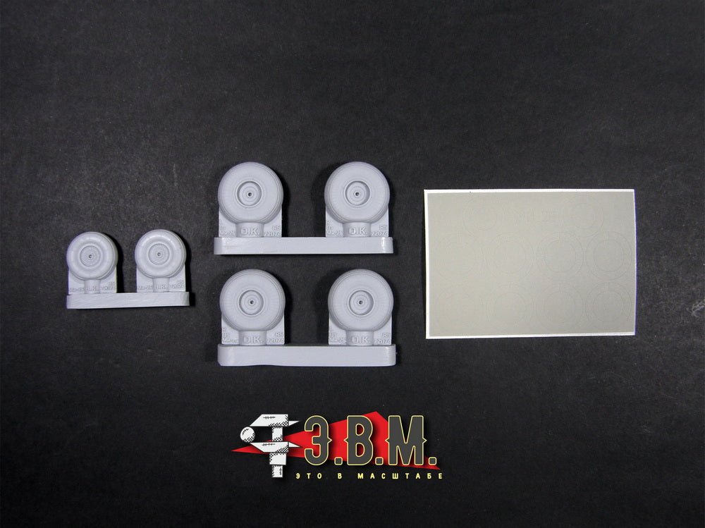 RS72024 E.V.M. 1/72 Landing Gear Wheels for Mi - 26 - imodeller.store