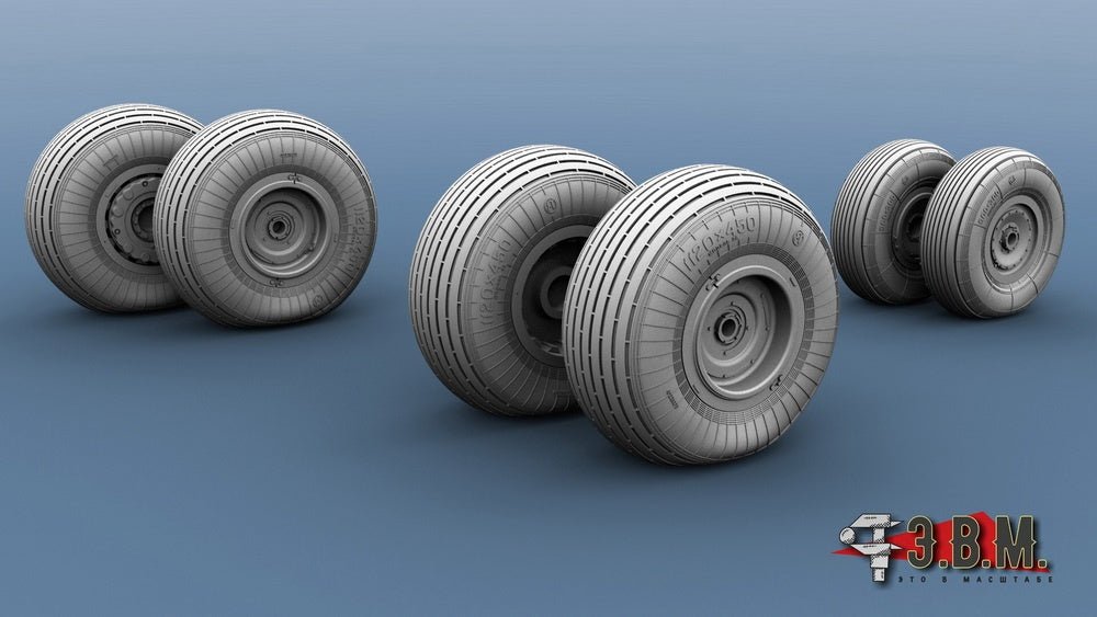 RS72024 E.V.M. 1/72 Landing Gear Wheels for Mi - 26 - imodeller.store