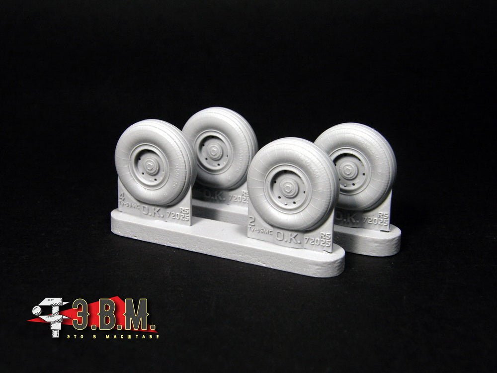 RS72025 E.V.M. 1/72 Landing Gear Wheels for Tu - 95MS - imodeller.store