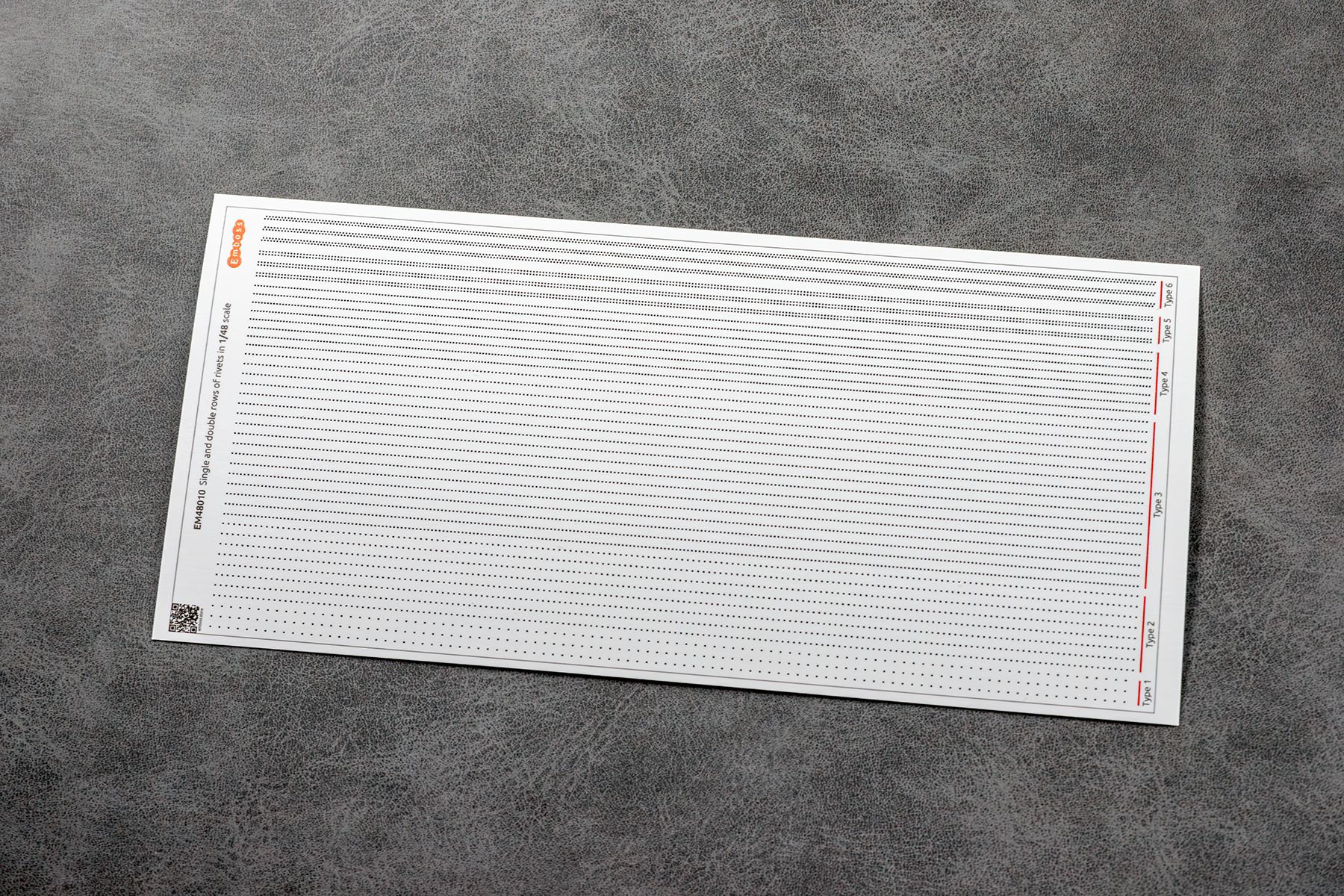 Single/double rows of rivets 1/48 (3D decal) - imodeller.store