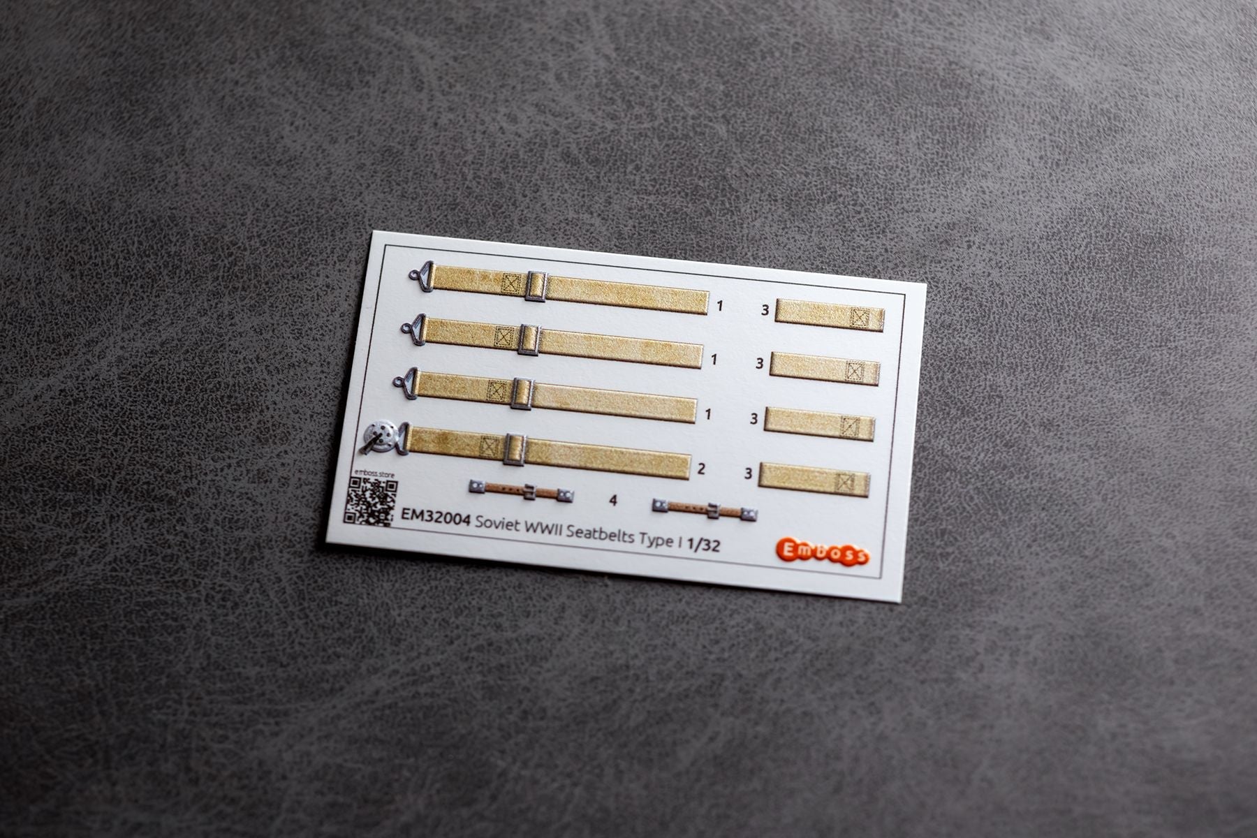 Soviet aircraft seatbelts Type 1 1/32 (3D decal) - imodeller.store