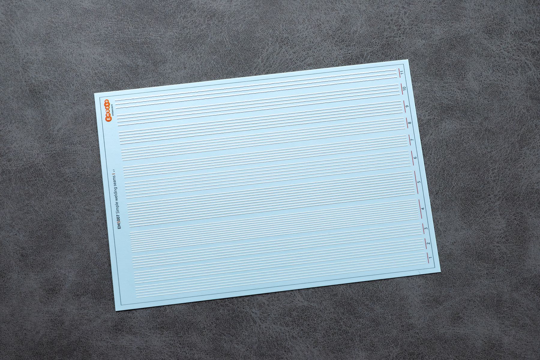 Surface details: Simple welding seams I 1/48 (3D decal) - imodeller.store