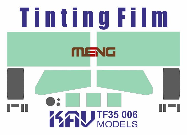 Tint film for Typhoon Airborne Forces K - 4386 (Meng) - imodeller.store