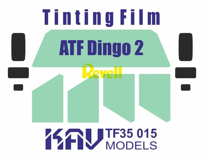Tinted film for ATF Dingo 2 (Revell) - imodeller.store