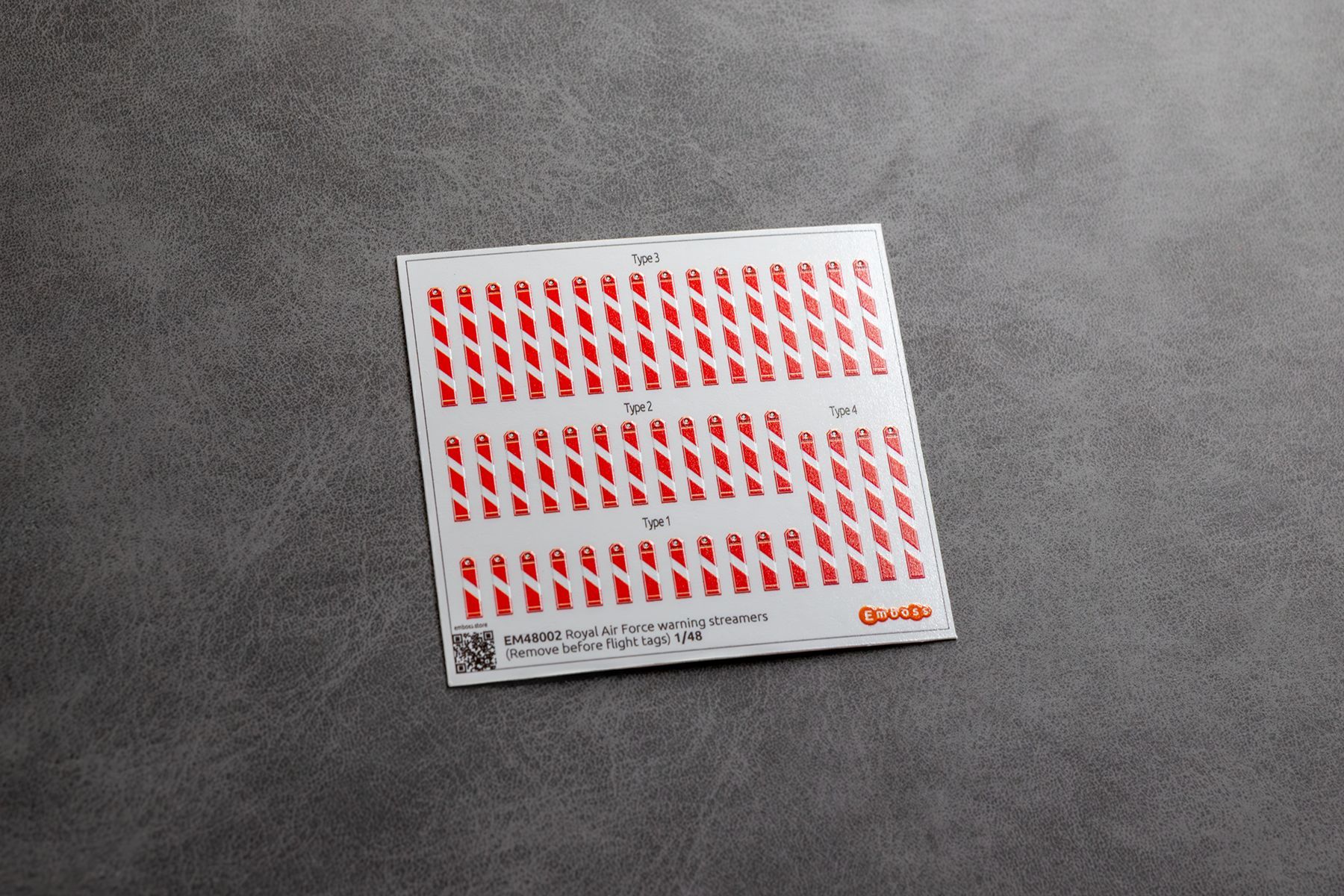 Two - sided Royal Air Force warning streamers (Remove before flight tags) 1/48 (3D decal) - imodeller.store