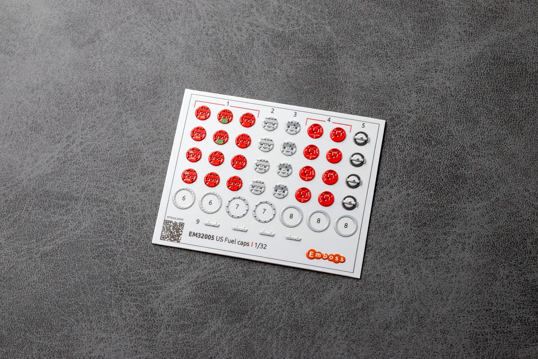 US Fuel filler caps 1/32 (3D decal) - imodeller.store