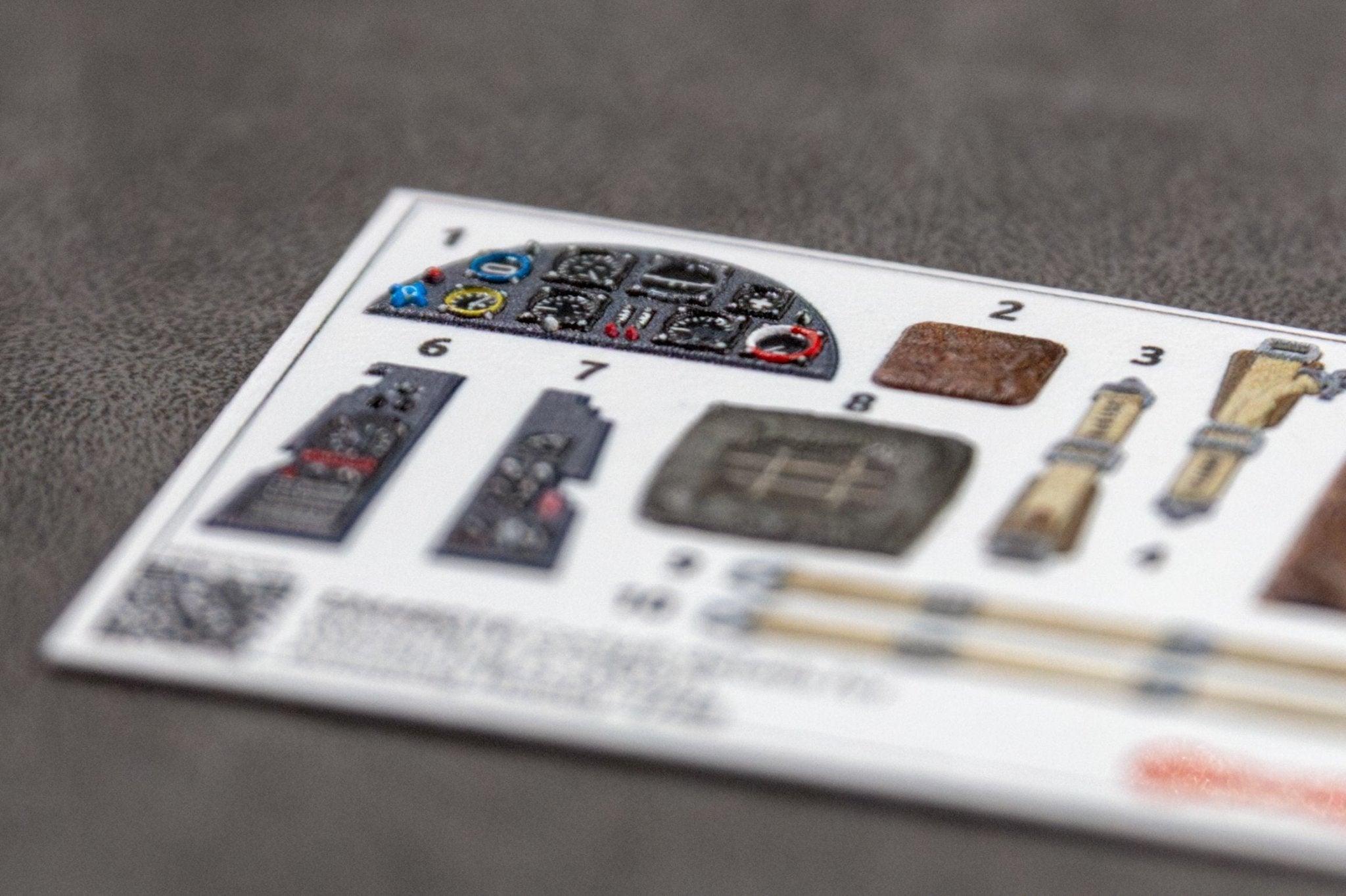 Weserflug P.1003 cockpit details set for Amusing Hobby 48A002 1/48 (3D decal) - imodeller.store