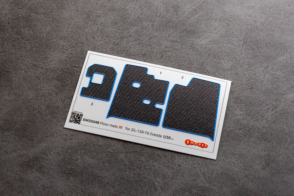 ZIL - 130 EVA floor mats for Zvezda 1/35 (3D decal) - imodeller.store