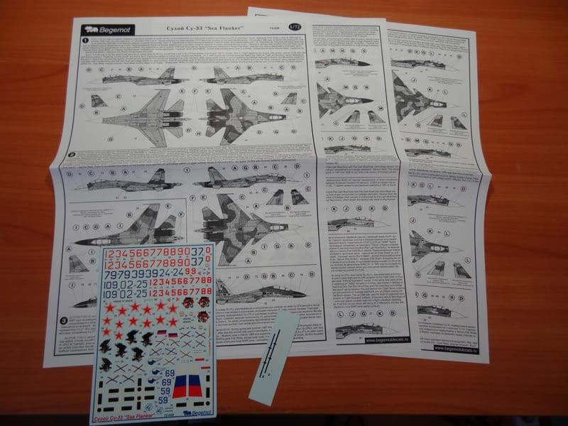 Dry Su-33 1.72 (decal) - imodeller.store