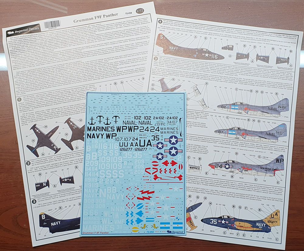 Grumman F9f Panther (Decal) - imodeller.store