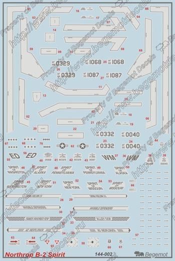 NORTROP V-2A 1.144 (Decal) - imodeller.store