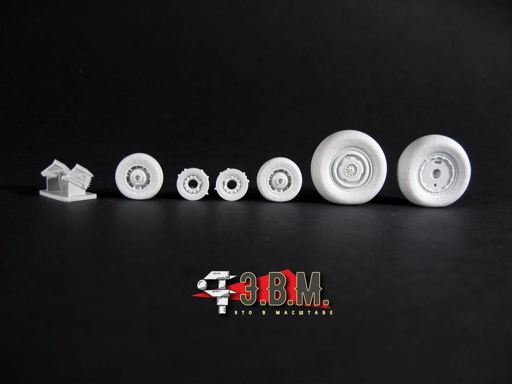 RS48009 Wheels of the Su-57 chassis (1:48) - imodeller.store