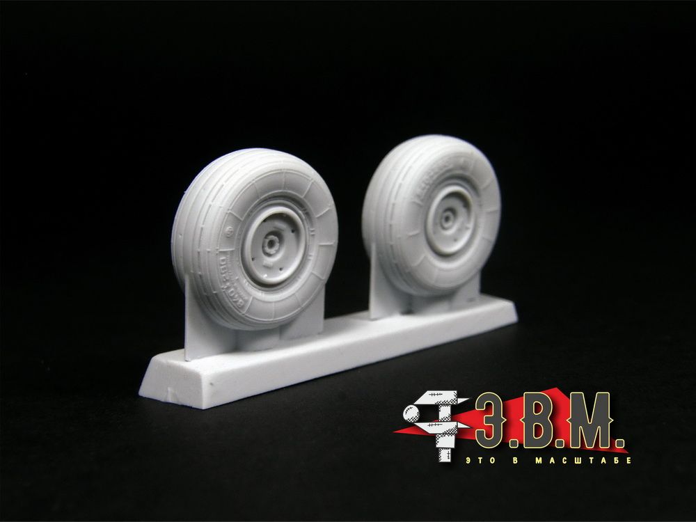 RS48017 Chassis wheels for a model of the MiG-29 9-13 m1 aircraft: 48 - imodeller.store