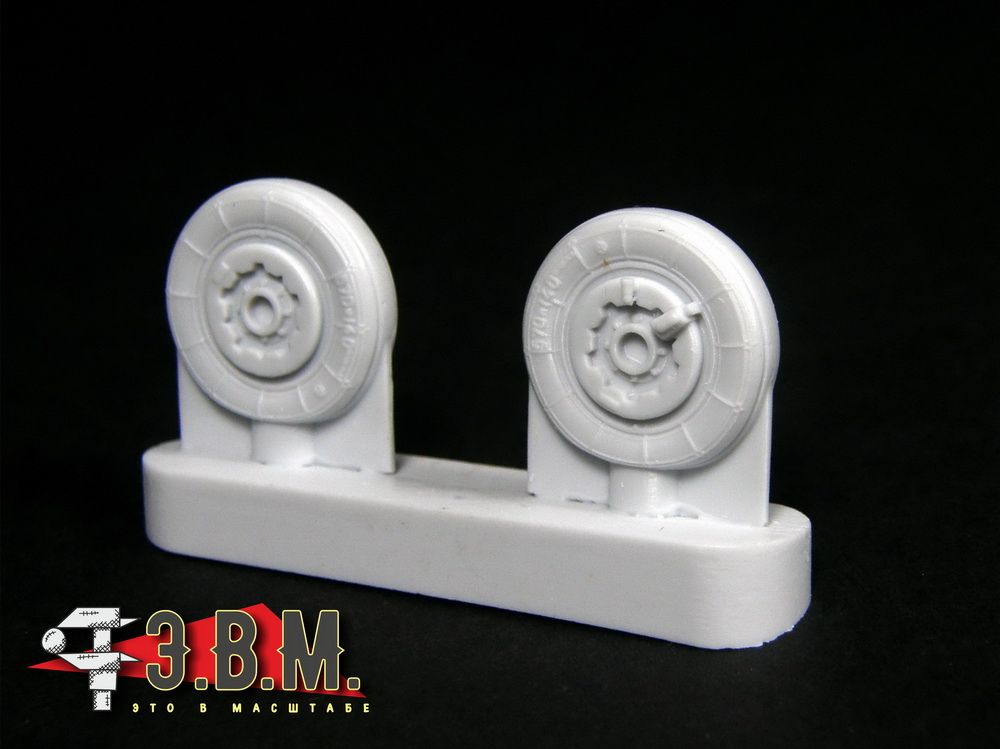 RS48018 Chassis wheels for a model of the MiG-29 SMT aircraft 9-17 m1: 48 - imodeller.store