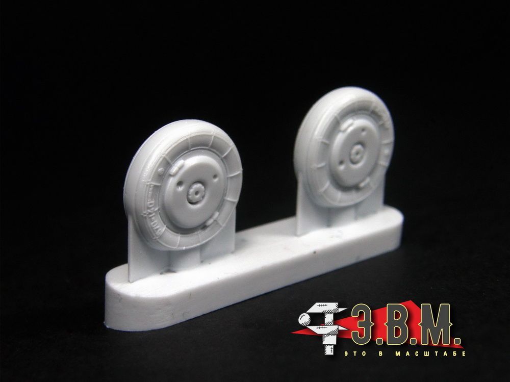 RS48018 Chassis wheels for a model of the MiG-29 SMT aircraft 9-17 m1: 48 - imodeller.store