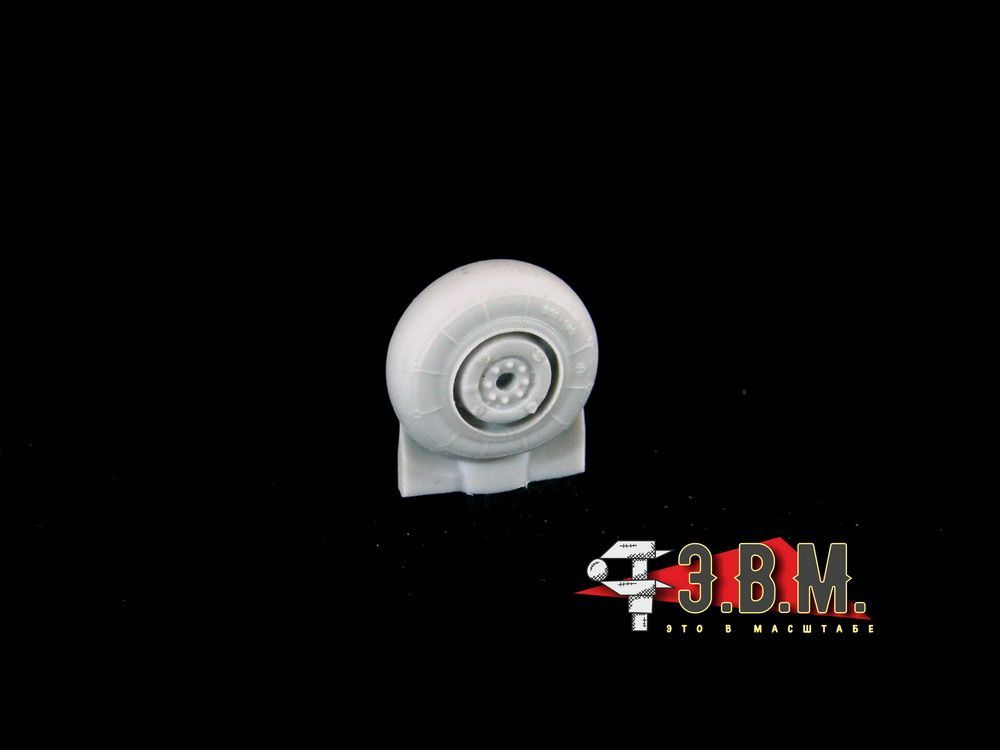 RS48025 Chassis wheels for the MiG-21 aircraft model (late version) - imodeller.store