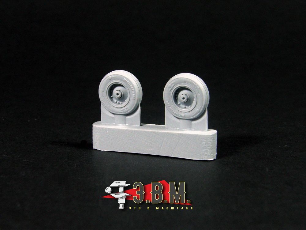 RS48026 Chassis wheels for the F-14A aircraft model (1:48) - imodeller.store