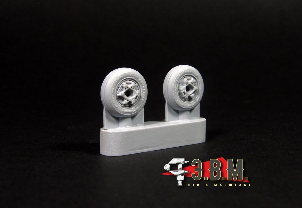 RS48033 Chassis wheels for a model of the F-16A/B aircraft (1:48) - imodeller.store