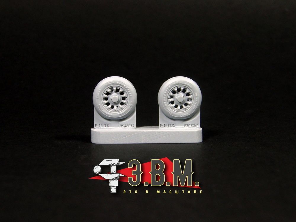RS48034 Chassis wheels for a model of the F-16C/D Block 30 aircraft (1:48) - imodeller.store
