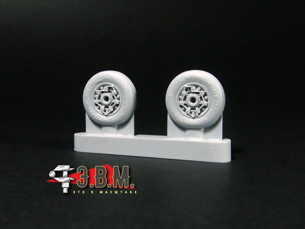RS48036 Chassis wheels for the A-10 Thunderbolt II aircraft model (1:48) - imodeller.store
