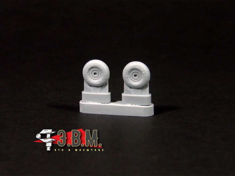 RS48037 Chassis wheels for Mi-4 helicopter model (1:48) - imodeller.store
