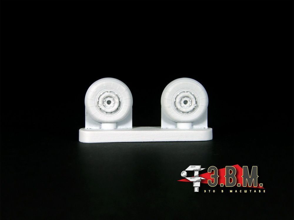 RS72015 chassis wheels for a model of the Su-27 cm/cm-3 aircraft - imodeller.store