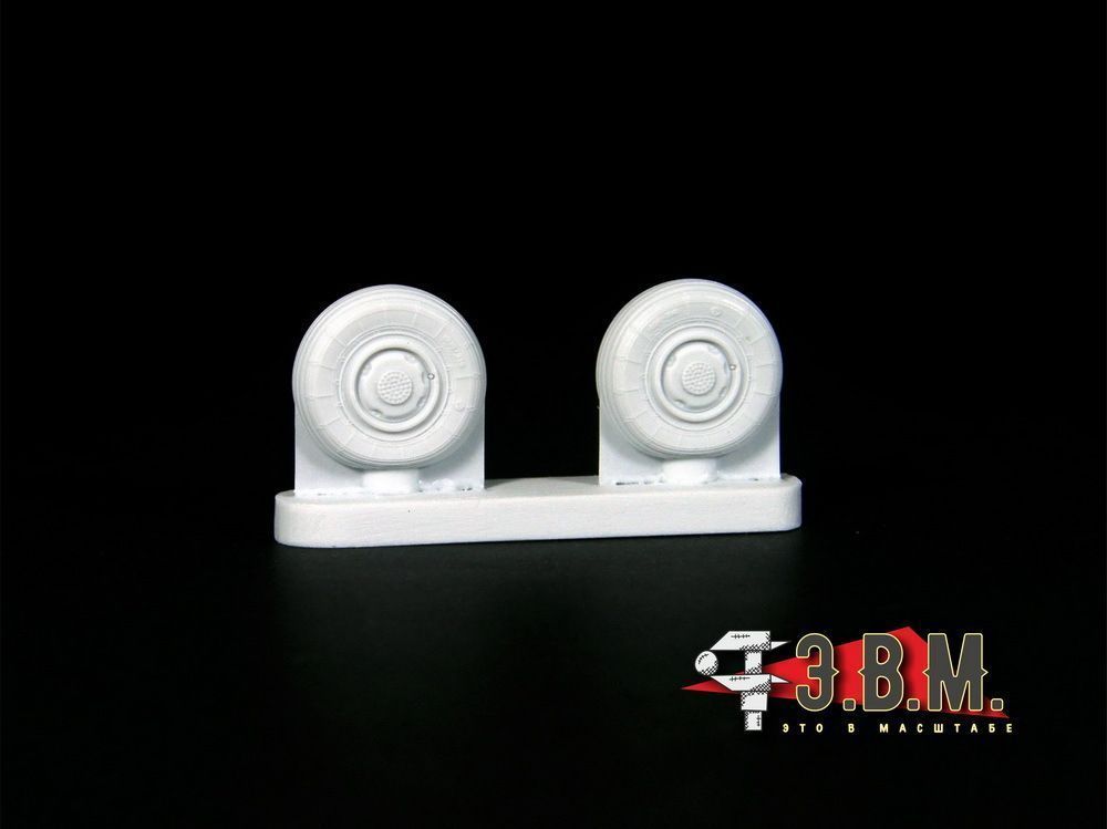 RS72015 chassis wheels for a model of the Su-27 cm/cm-3 aircraft - imodeller.store