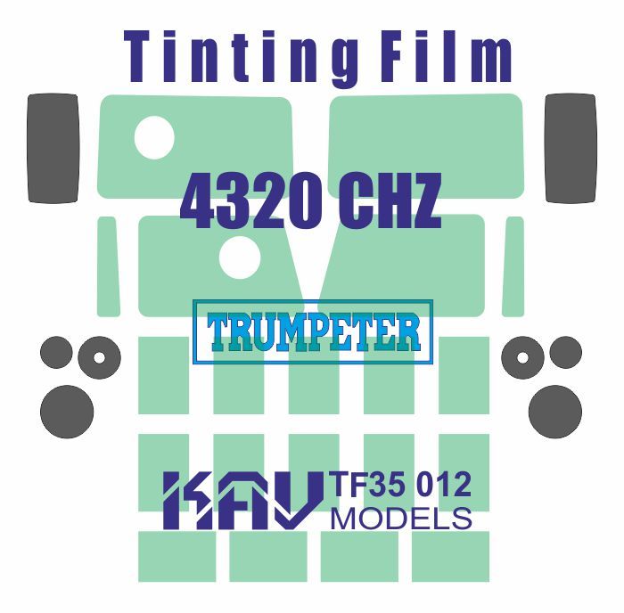 Tint film for 4320 ChZ (Trumpeter) - imodeller.store