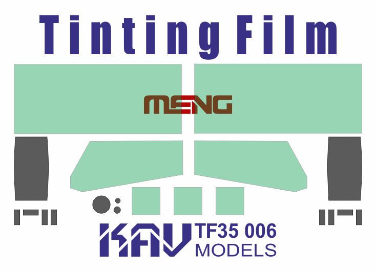 Tint film for Typhoon Airborne Forces K-4386 (Meng) - imodeller.store