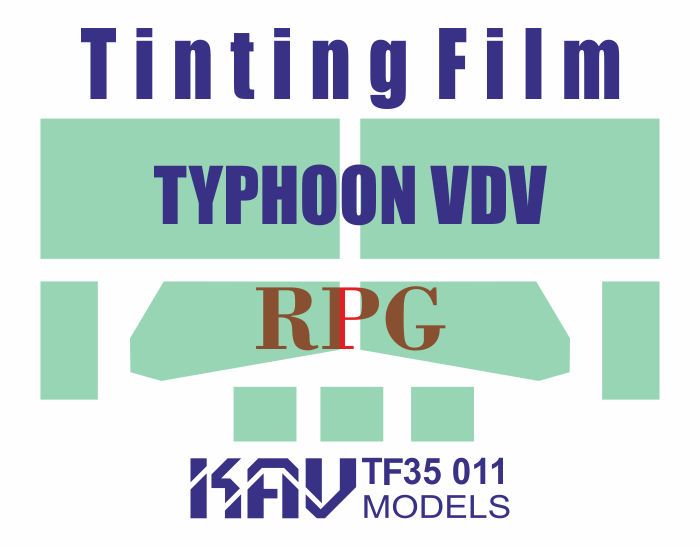 Tint film for Typhoon Airborne Forces K-4386 (RPG) - imodeller.store